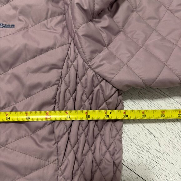 L.L. Bean | Fleece-Lined Primaloft Jacket in Vintage Lavender - Size M PET - Picture 11 of 14